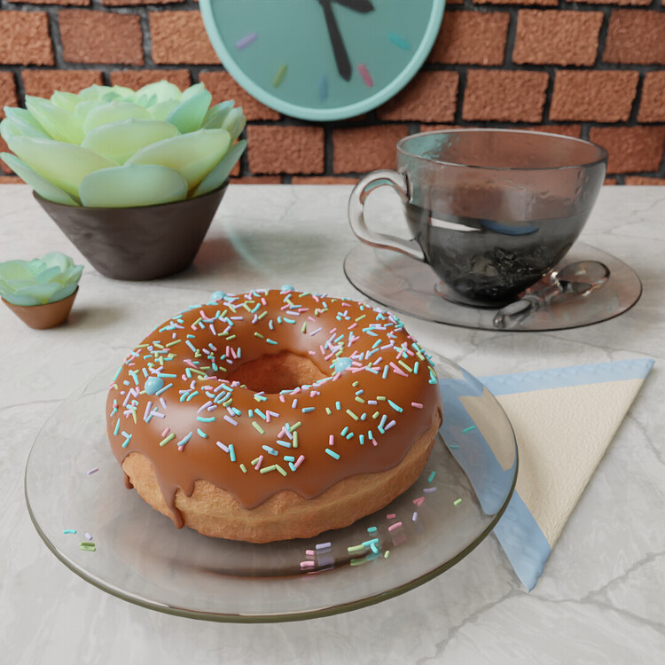 Blender Guru Donut Tutorial Finished Projects Blender Artists Community