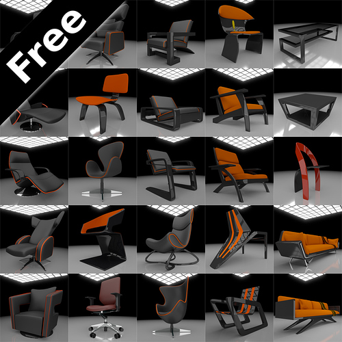 Furnitures 10 Finished Projects Blender Artists Community