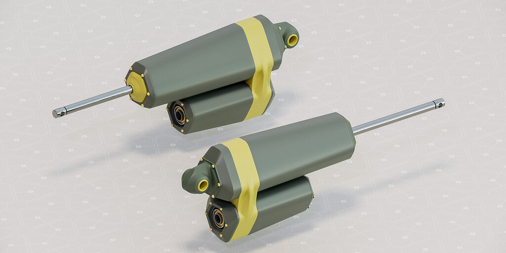 SubD actuator model from Kitbashing collection Works in Progress