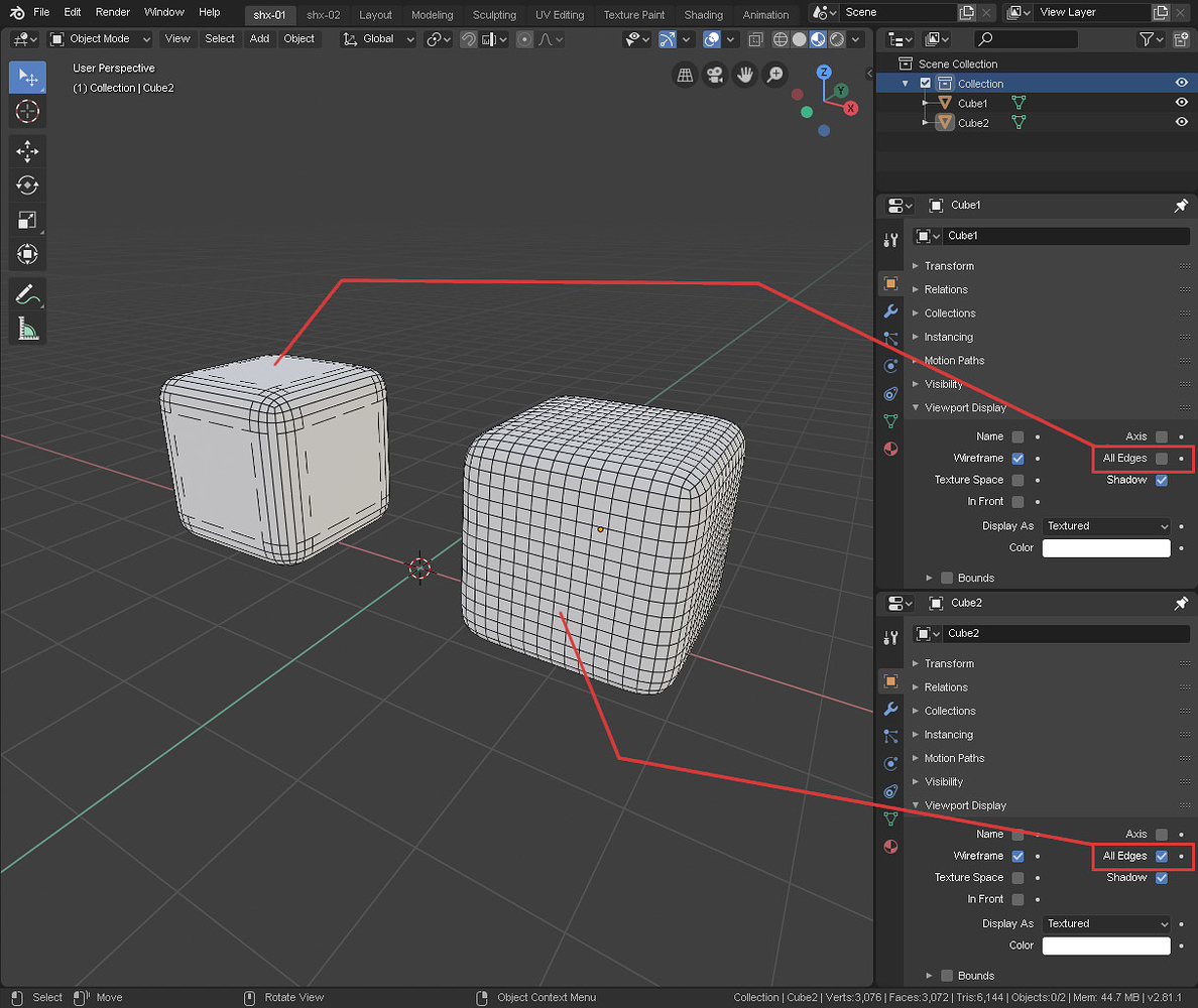 How to show polygons Modeling Blender Artists Community
