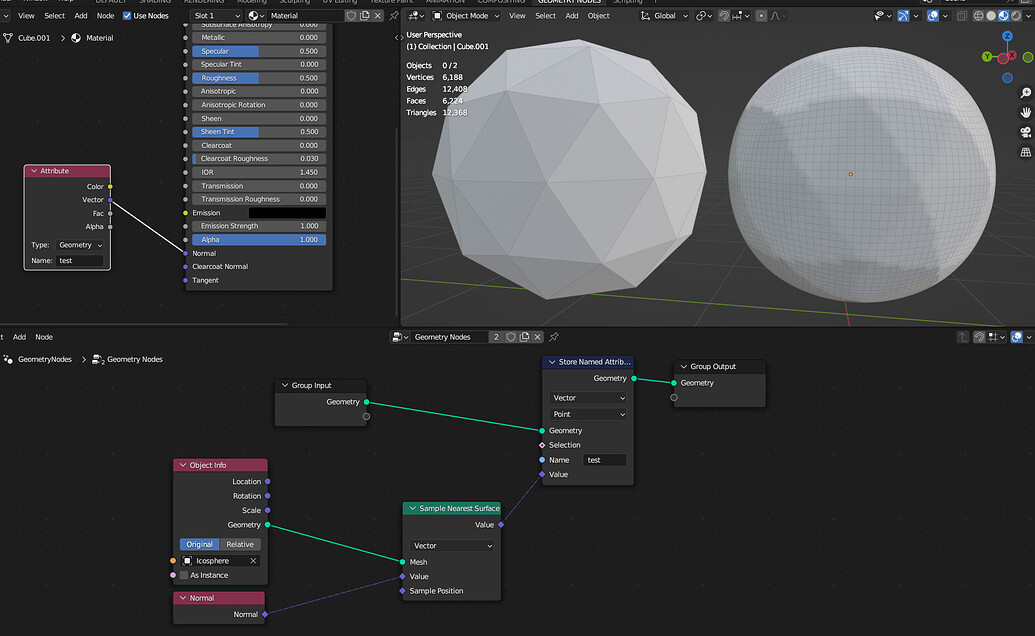 Vertex normals transfer in geo nodes? Modeling Blender Artists