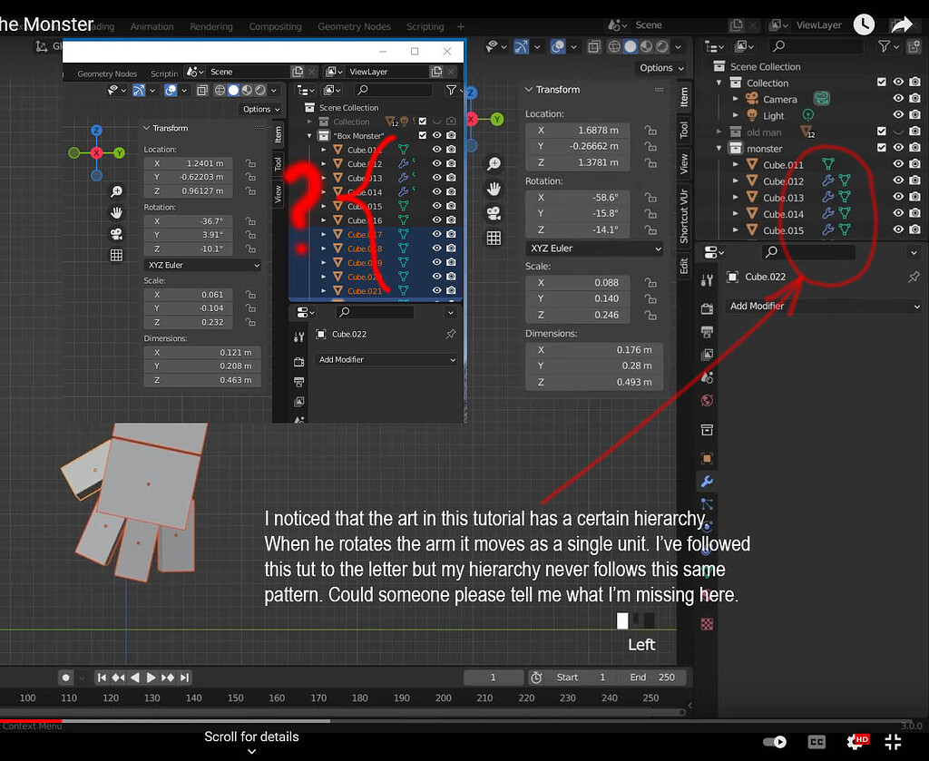 Question Collections Hierarchy Technical Support Blender Artists