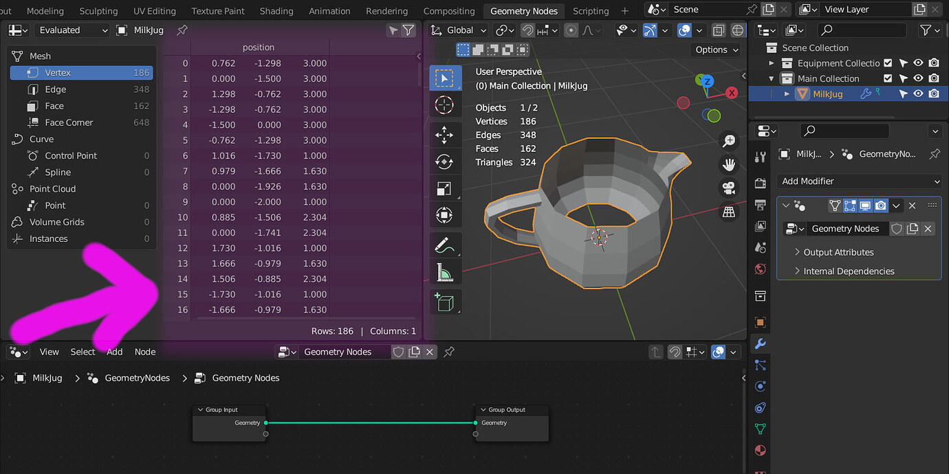 How do I Export an Object's Vertex Positions? Python Support