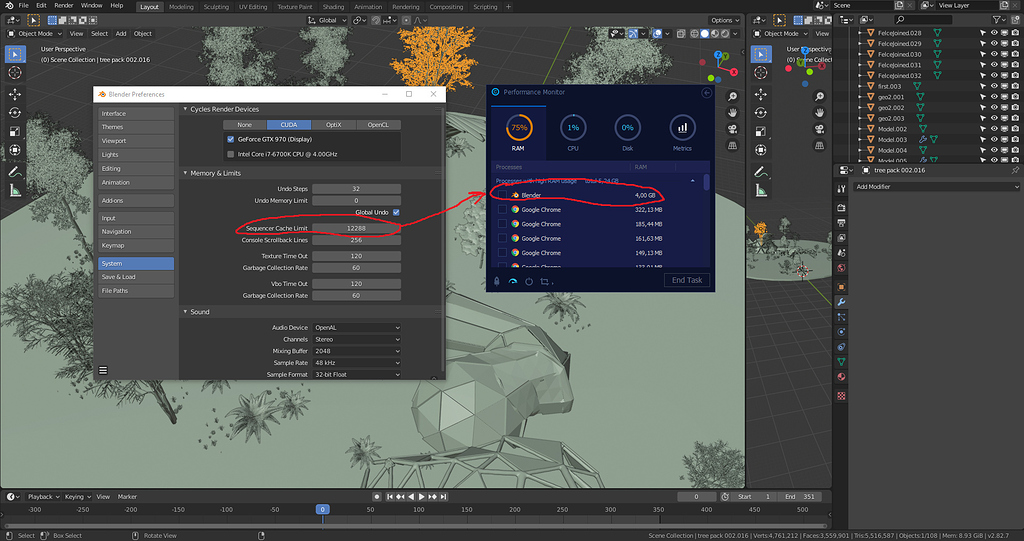 How to assign moe ram? Technical Support Blender Artists Community