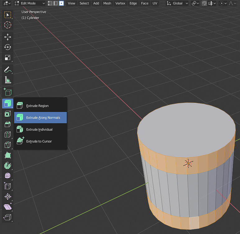 Extrude in blender 2.8 Modeling Blender Artists Community