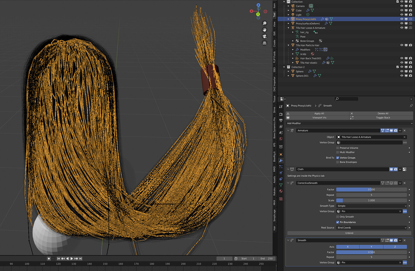 【Review】Blender3.3 Curves Hair VS Blender3.2 Particle Hair Tutorials