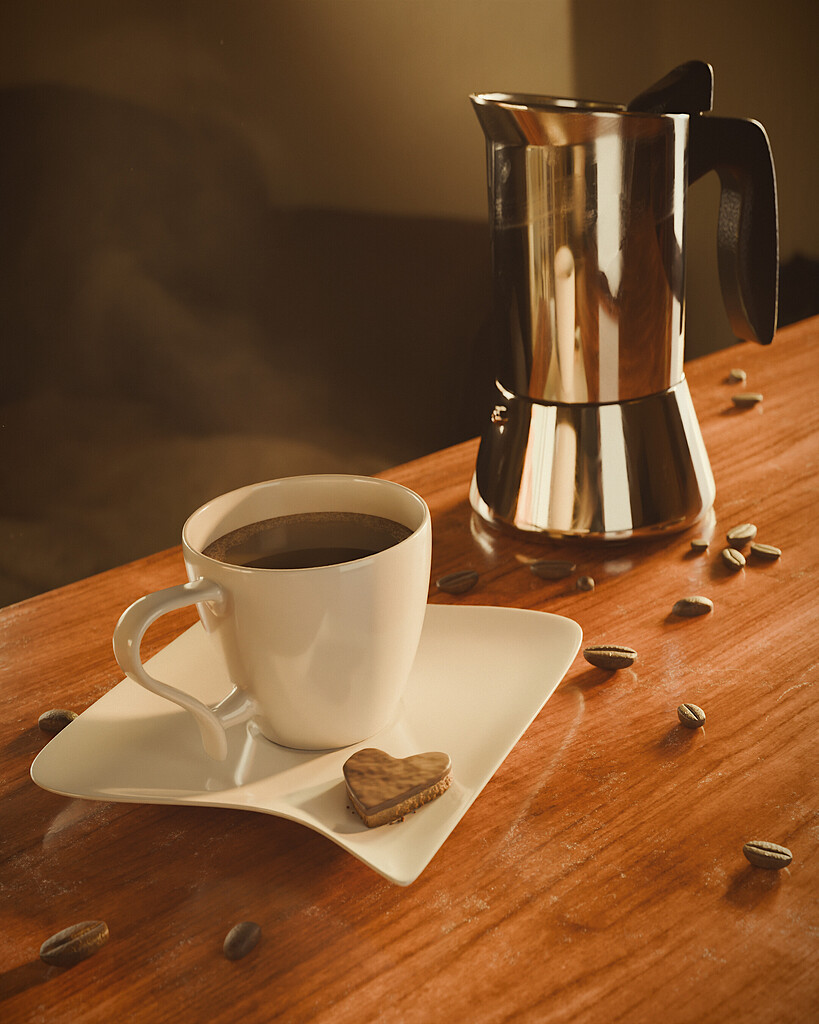 Espresso Maker Finished Projects Blender Artists Community