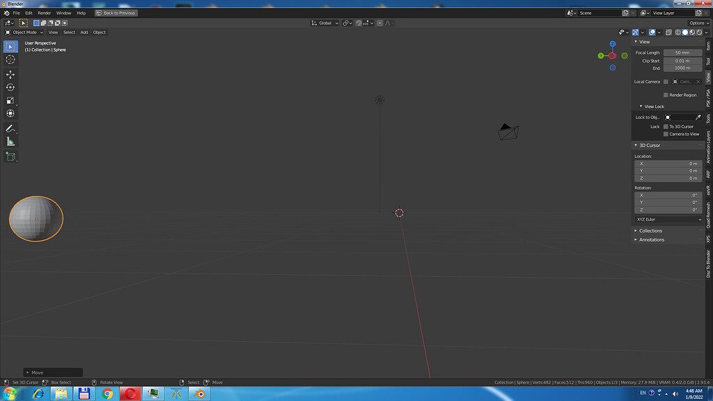 How to fix perspective viewport distortions at edge of screen? Basics
