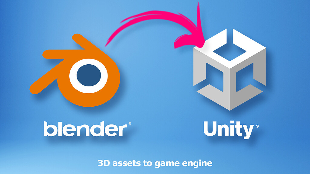 How to import Blender 3D model with material and texture into Unity