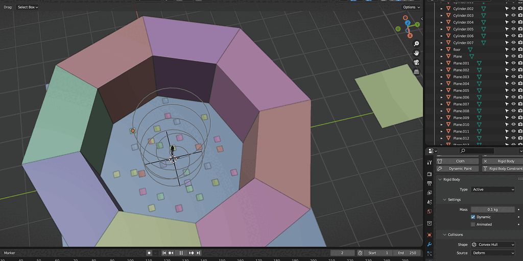 How to do a physics simulation of swirling leaves? Particles and