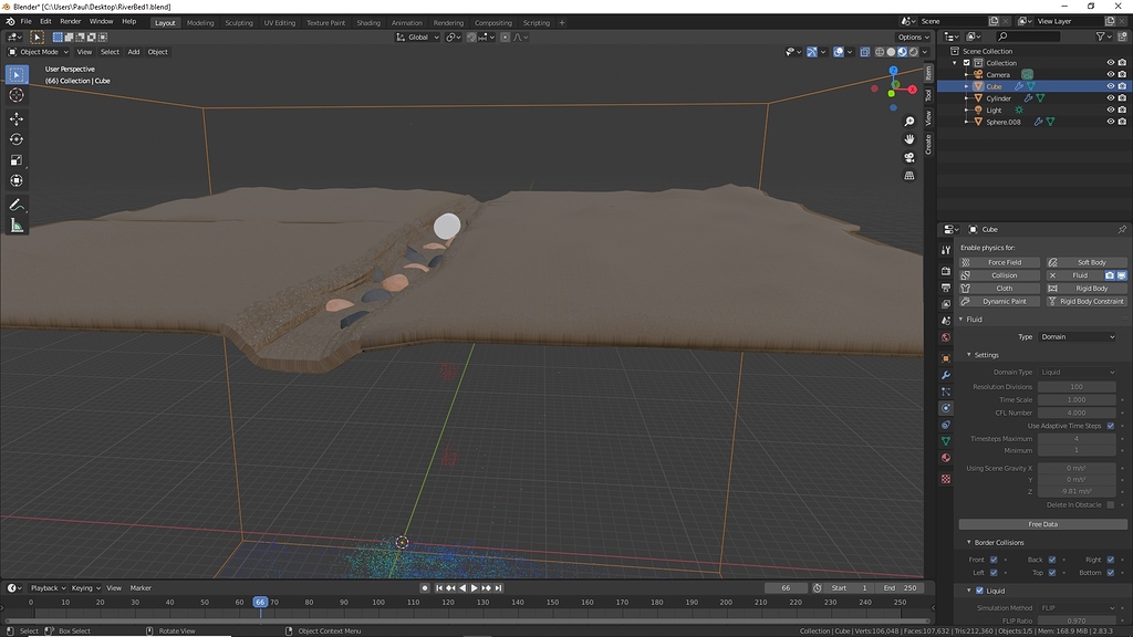 Effector not working in fluid simulation Particles and Physics