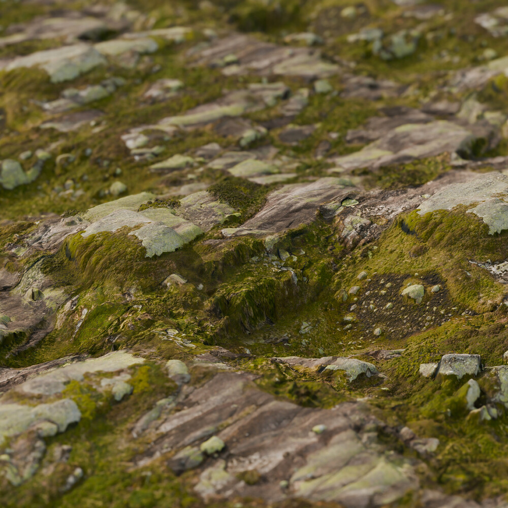 EEVEE Next realtime displacement test render (Blender 4.1 Alpha