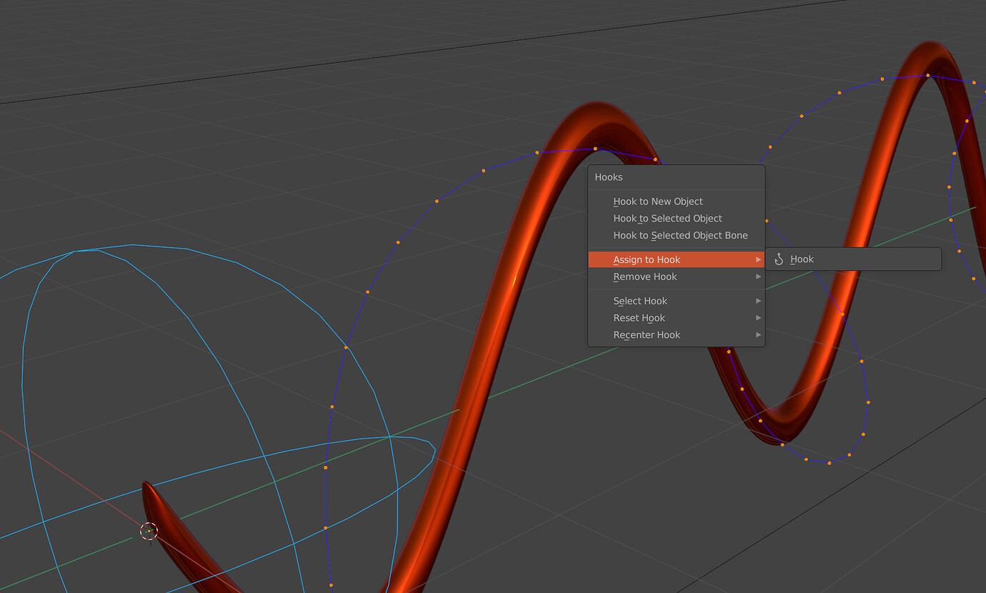 How to create a animated wavy curve? Animation and Rigging Blender