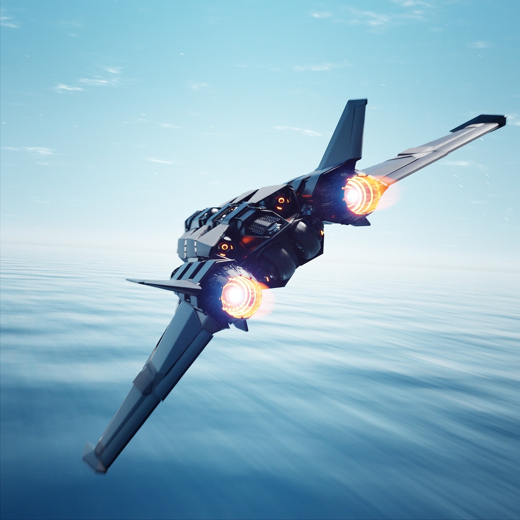 Fighter Jet MoonHawk Finished Projects Blender Artists Community
