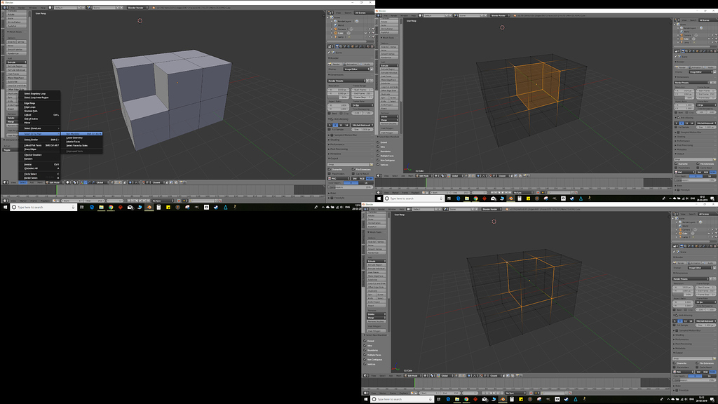 Non Manifold selection issue in my mesh Modeling Blender Artists