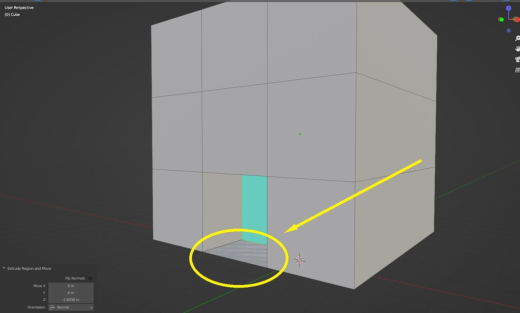 Extra Face occurs every time I extrude a face inwards Modeling