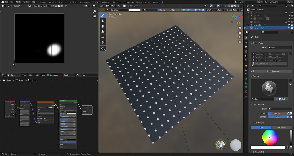Texture Painting not working Materials and Textures Blender Artists
