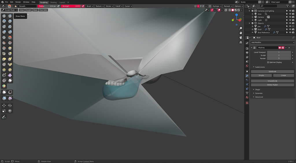 MultiResolution Modifier Causing Vertex Explosion / Artifacts in