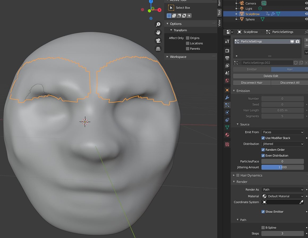 How to Mirror Eyebrows Basics & Interface Blender Artists Community
