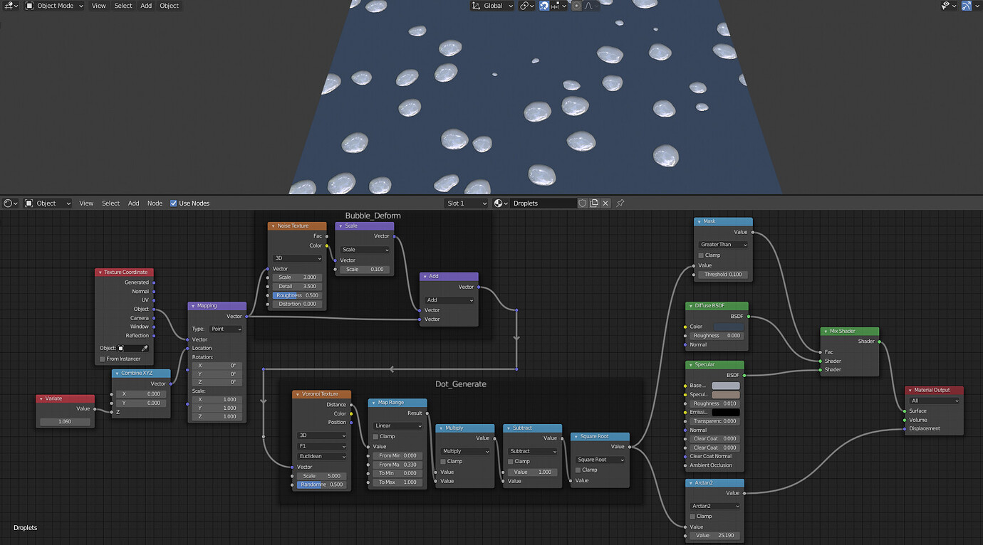 How to create procedural "bubble pattern" shader? 4 by cruxenstein