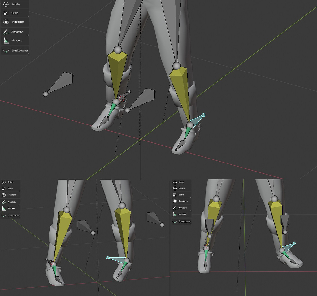 Ik rotates foot in wrong direction Animation and Rigging Blender