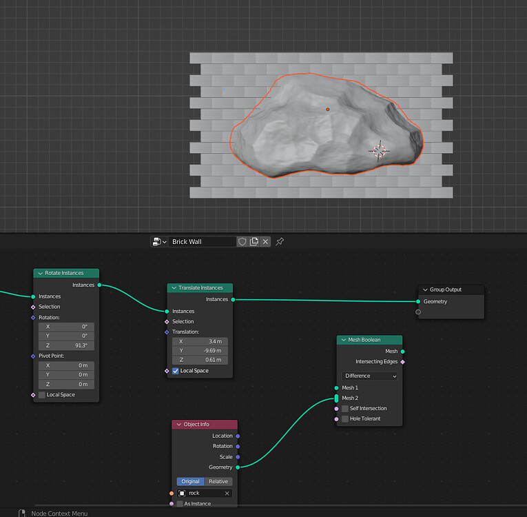 GN Mesh boolean makes blender freeze or boolean is not working