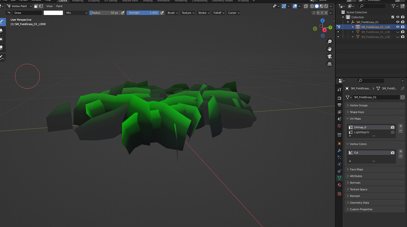 Blender vertex colour Modeling Blender Artists Community