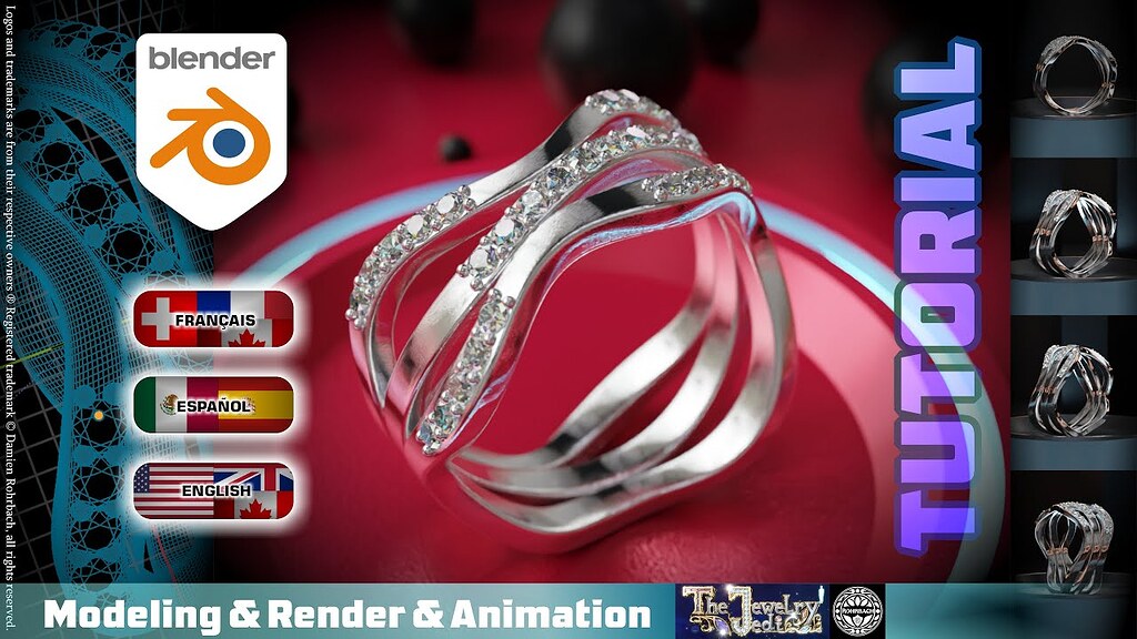 New 3D Jewelry tutorial for beginners Tutorials, Tips and Tricks