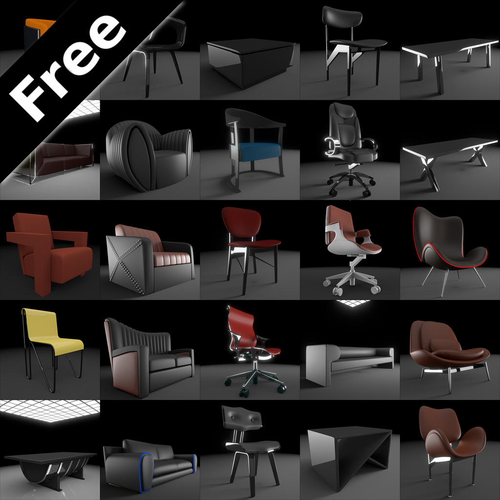 Furnitures 11 Finished Projects Blender Artists Community