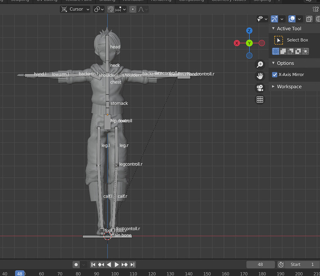 Does symmetrize not work on certain bones? Animation and Rigging
