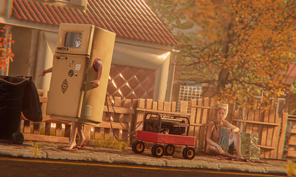 Fridge Man Finished Projects Blender Artists Community