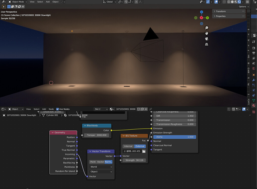 How to make an IES area light in blender Tutorials, Tips and Tricks