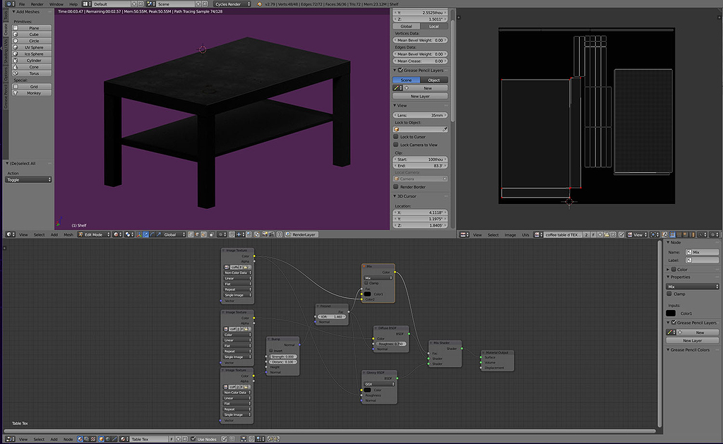Texturing models for Oculus Rift / VR Materials and Textures