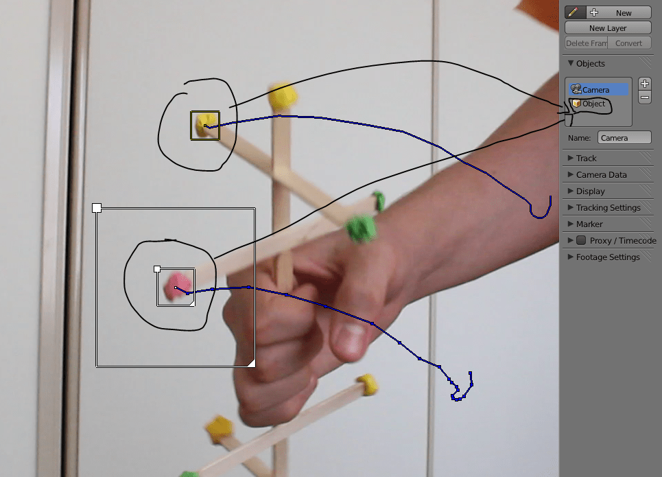 Switch trackers from camera to object Basics & Interface Blender