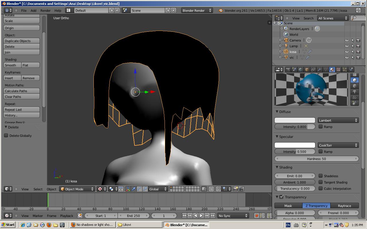 No shadows or light showing Lighting and Rendering Blender Artists