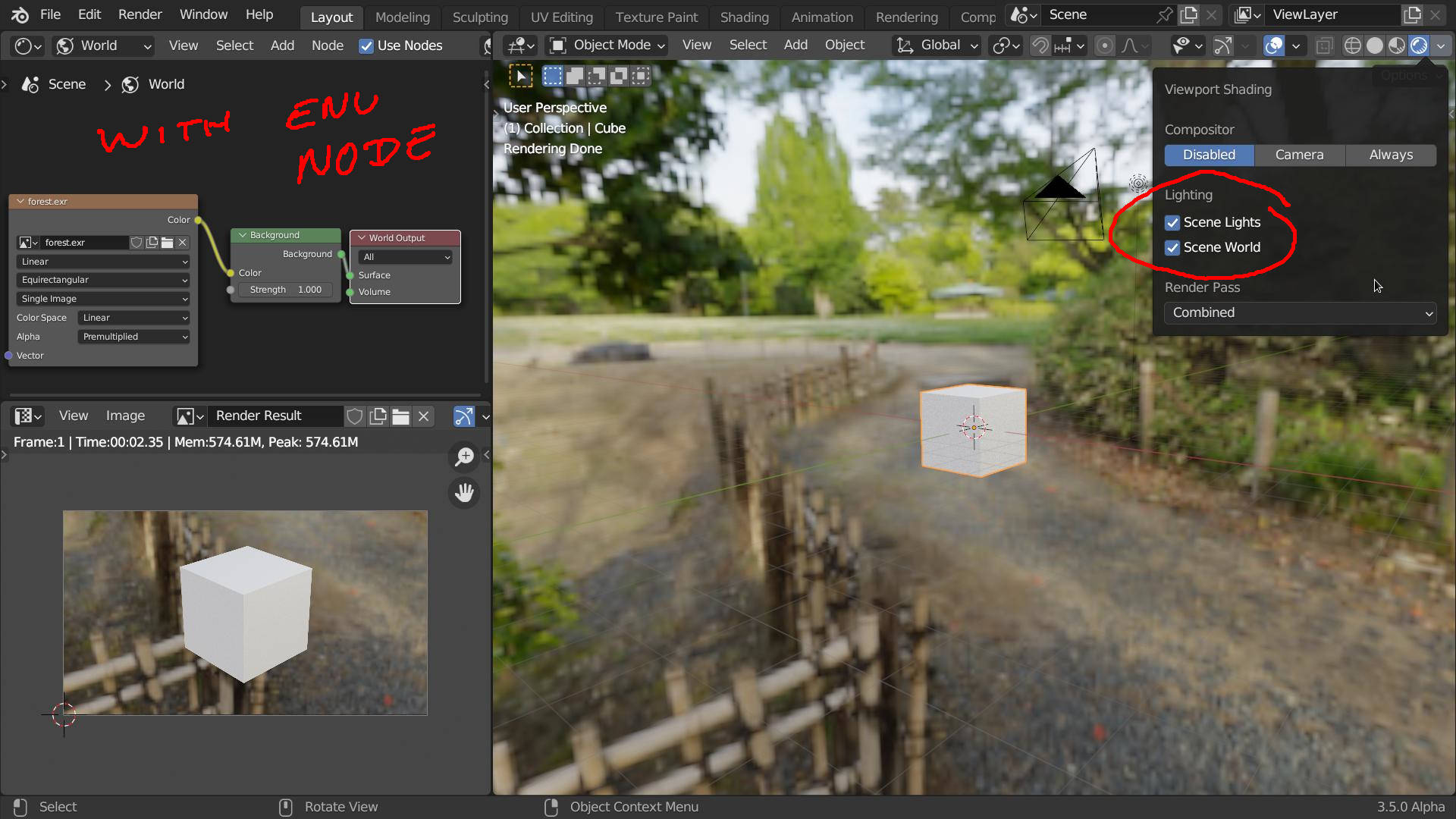 Possible to have the generic hdri environments of blender in high