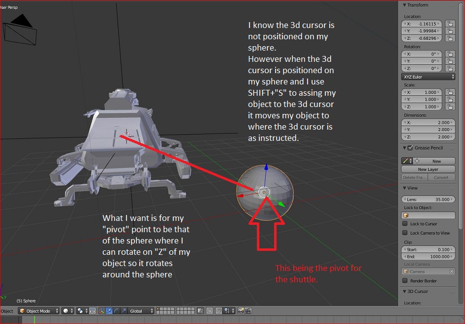 Rotate on Pivot of another objects center point Animation and Rigging