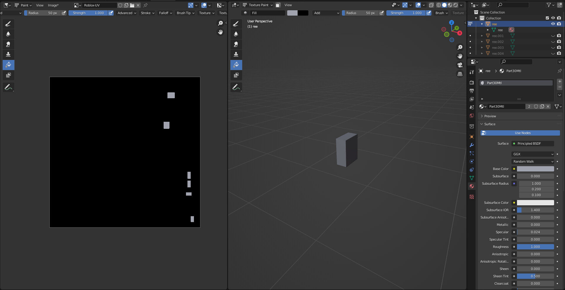 How can i get the texture of a mtl&obj import? Materials and Textures