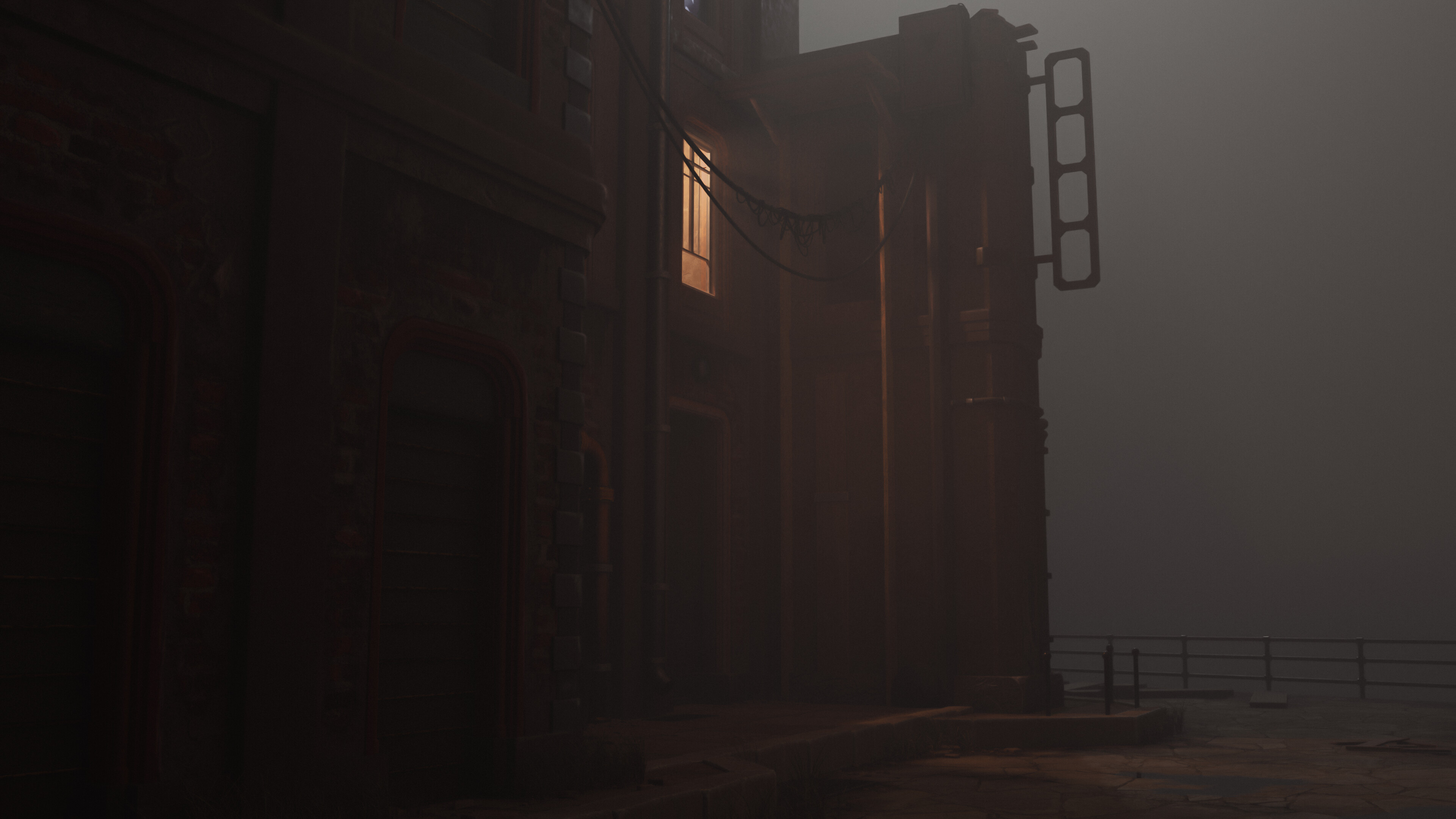 House in Fog Finished Projects Blender Artists Community
