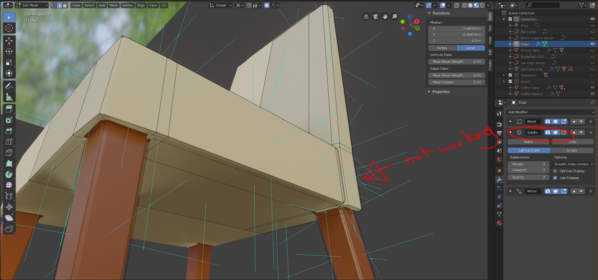 Subsurf Modifier not working Modeling Blender Artists Community