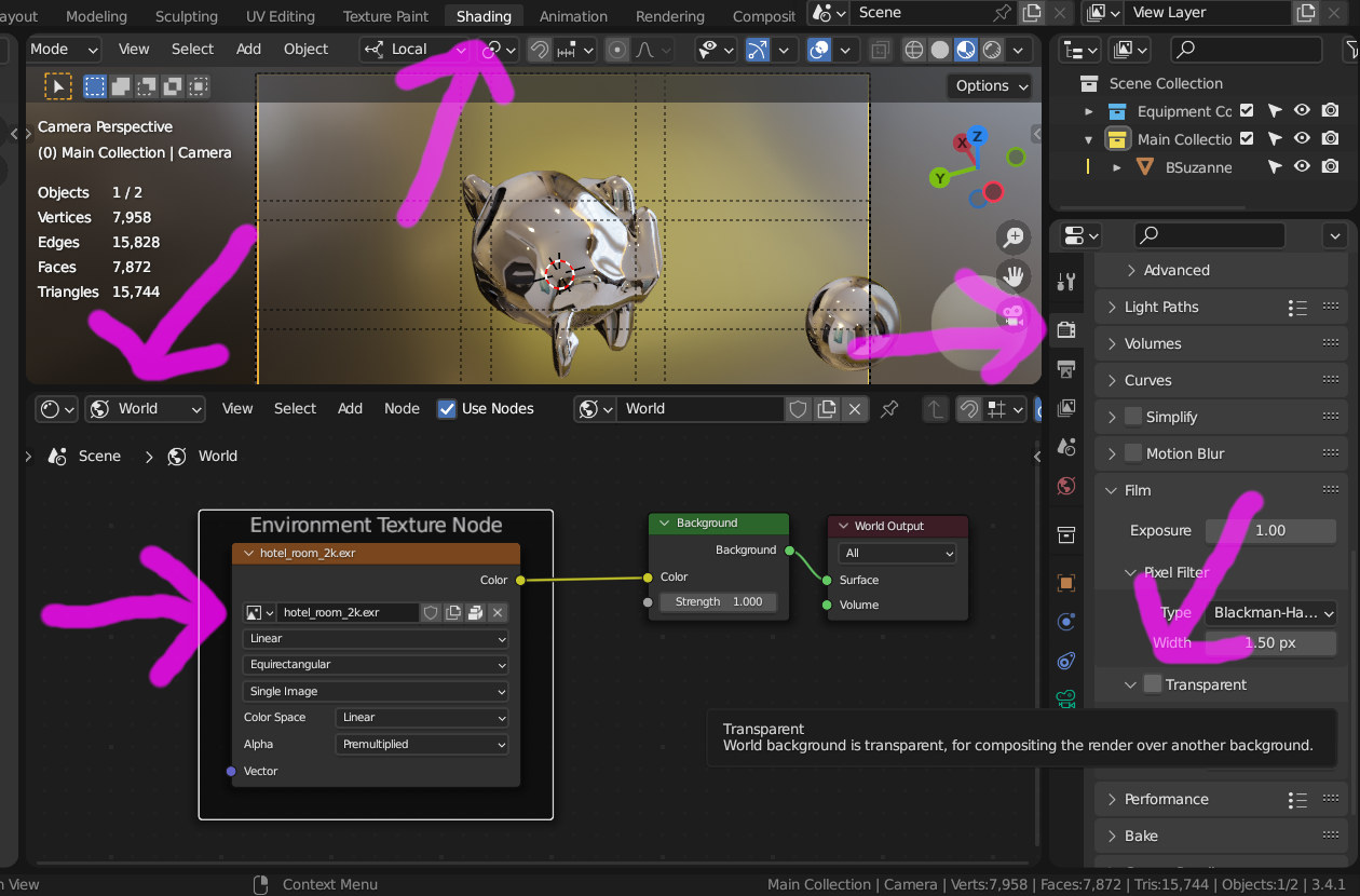 Possible to have the generic hdri environments of blender in high