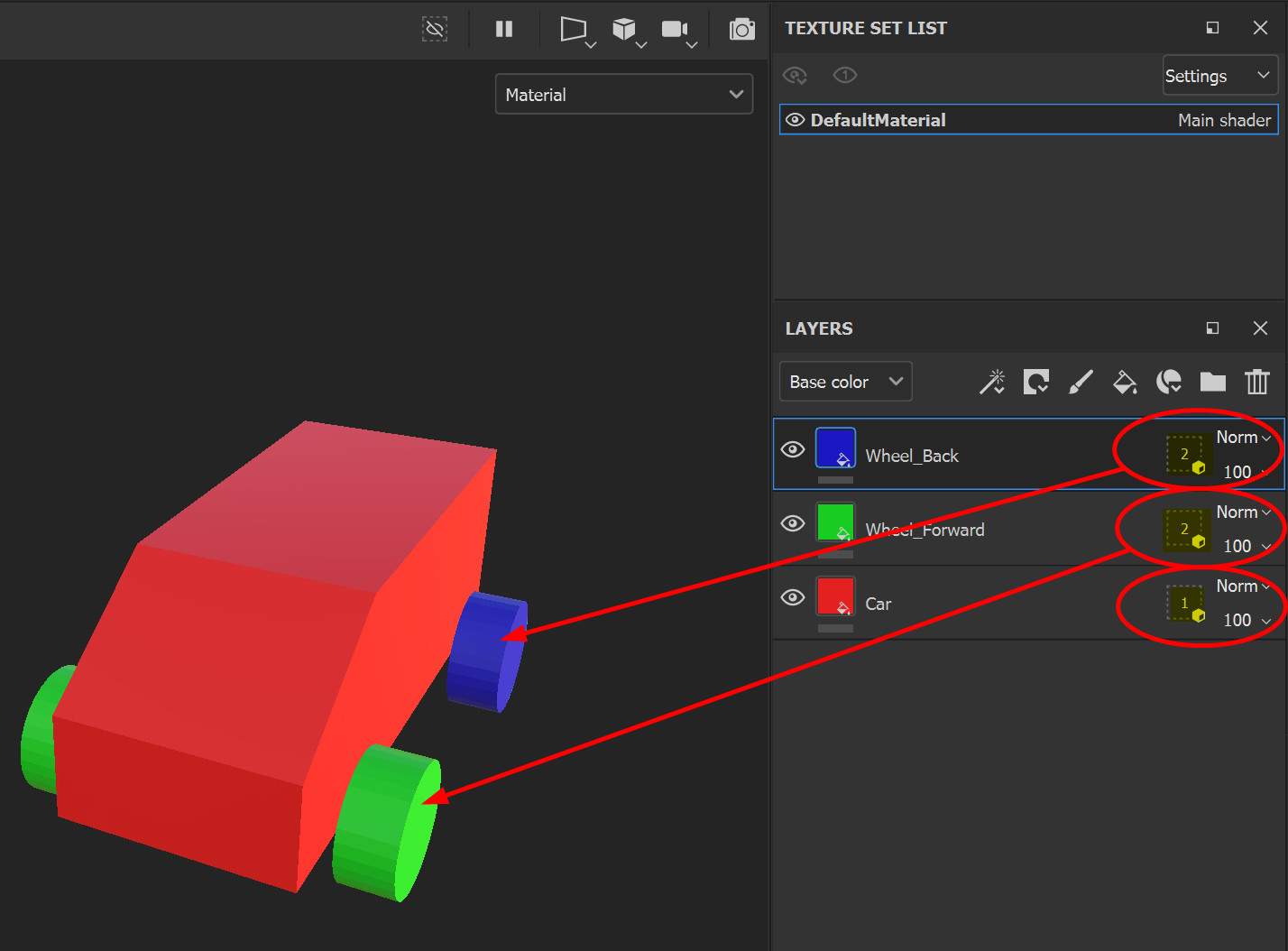 Export FBX to Substance painter multiple objects 8 by phil123456 Modeling Blender
