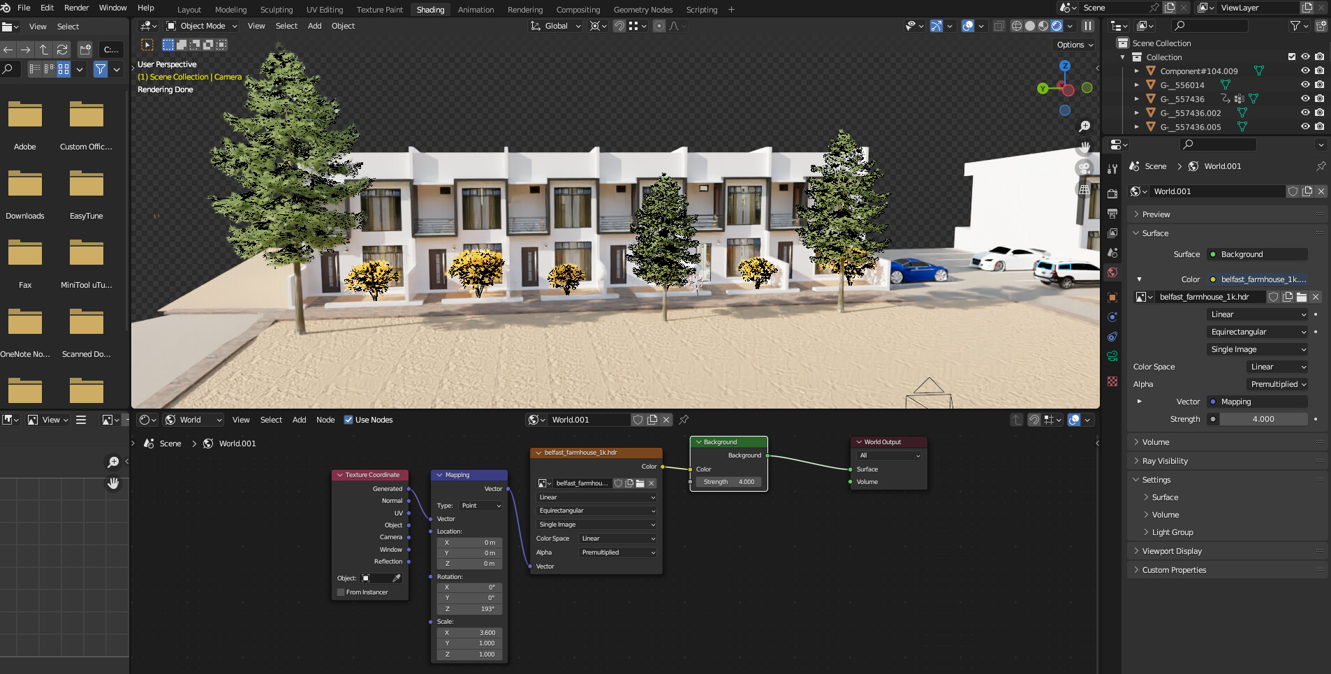Hdri not showing in viewport & render Lighting and Rendering