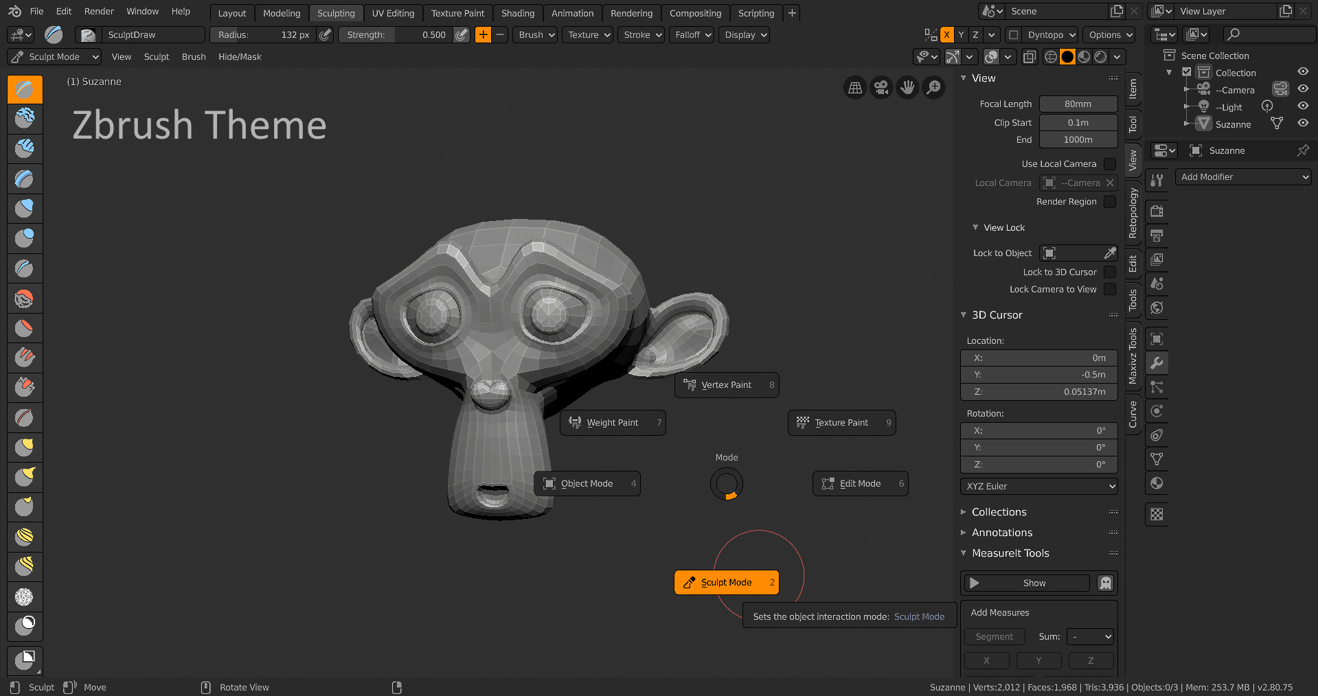 Zbrush Theme for 2.7x and 2.8 Released Scripts and Themes Blender