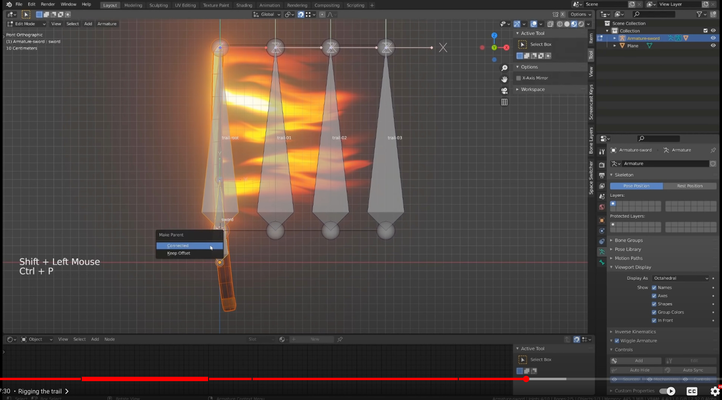 Parenting keep offset not clickable Animation and Rigging Blender