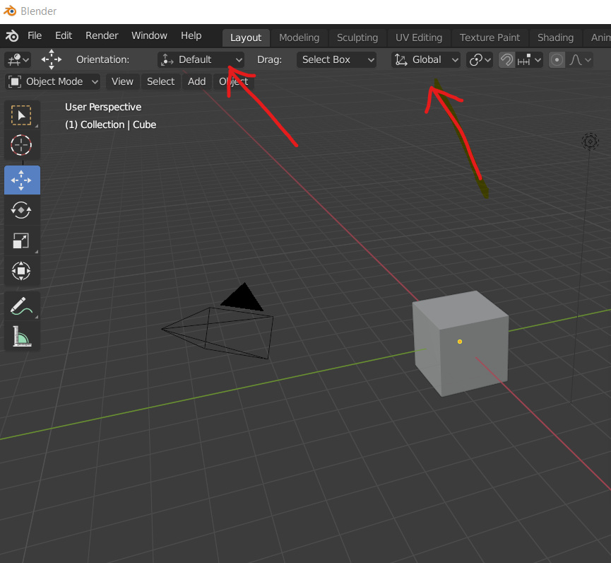 Why two transform orientation boxes? Basics & Interface Blender