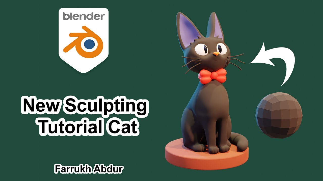 Easy Sculpting Tutorial Cat (New) Tutorials, Tips and Tricks