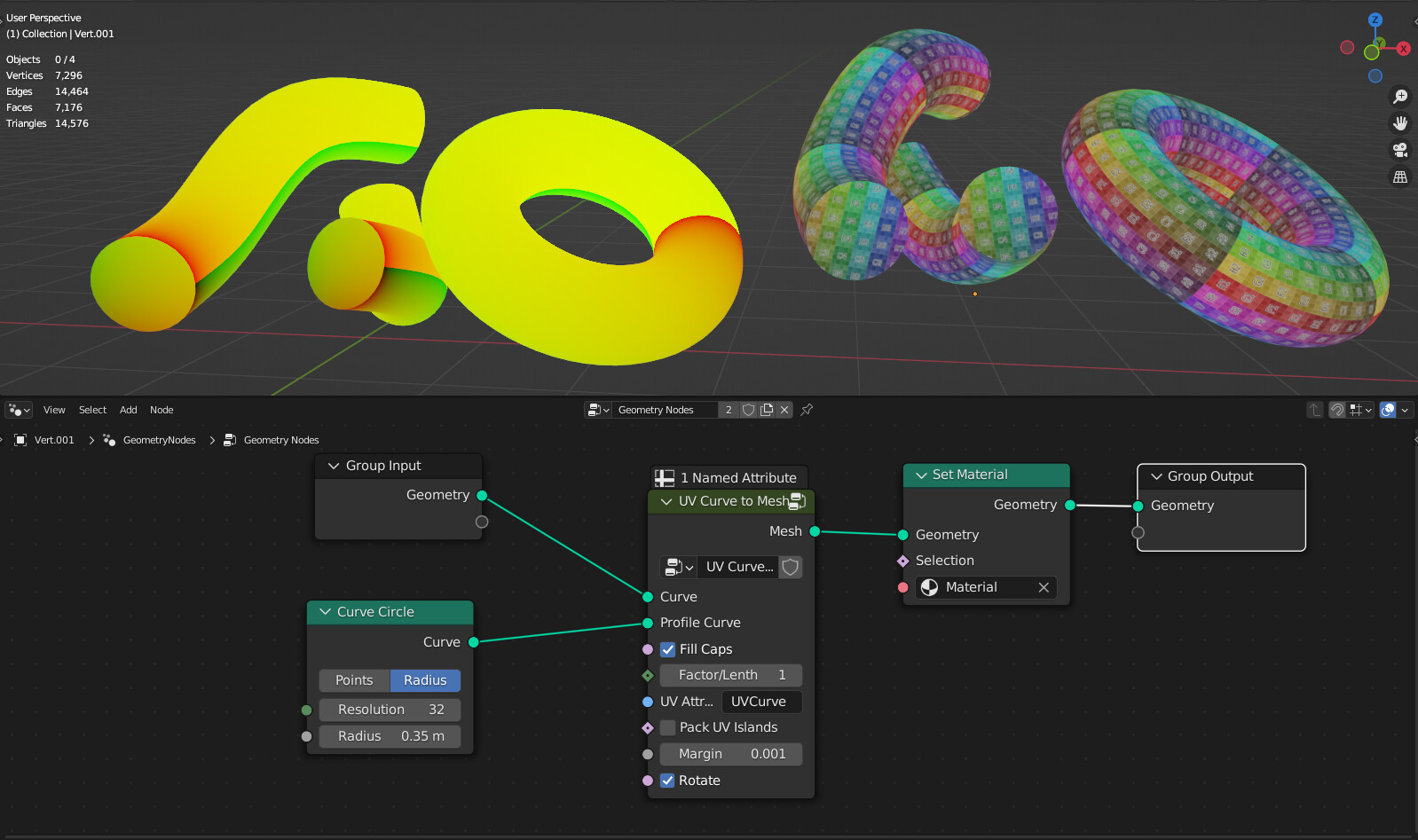 How to create UV in one position and use in another position with
