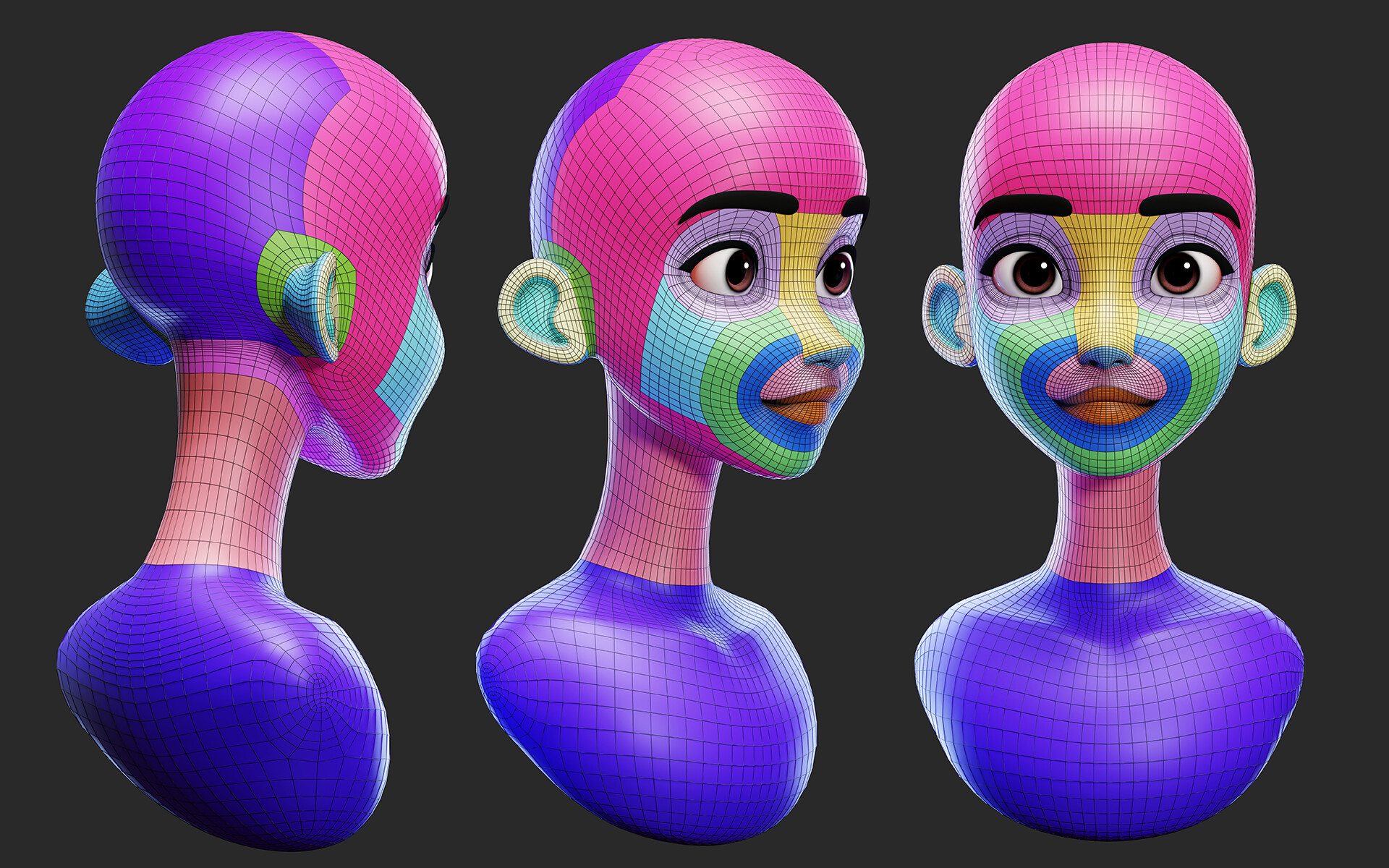 Face Retopology(Wireframe) Works in Progress Blender Artists Community