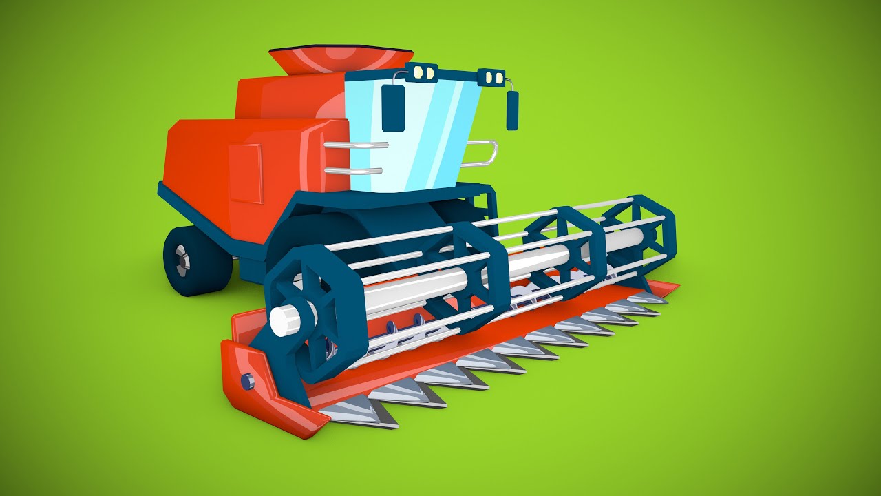 How a combine harvester works Animations Blender Artists Community